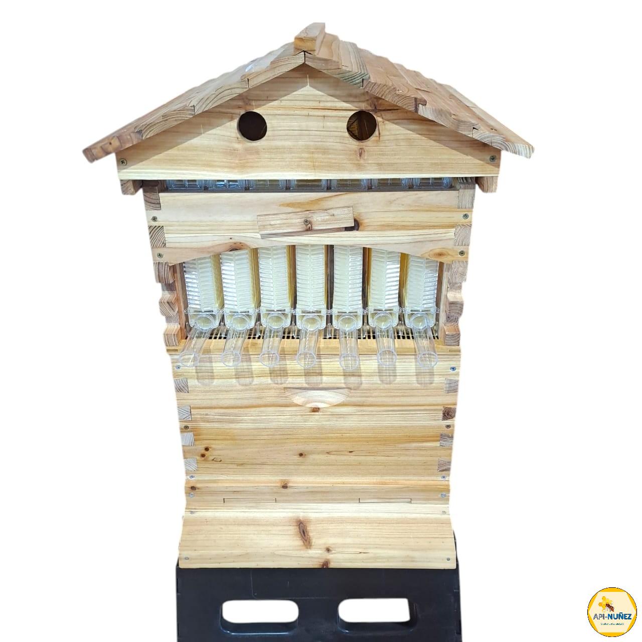 COLMENA FLOW HIVE 2 CUERPO CON 7 MARCOS DE FLUJO 