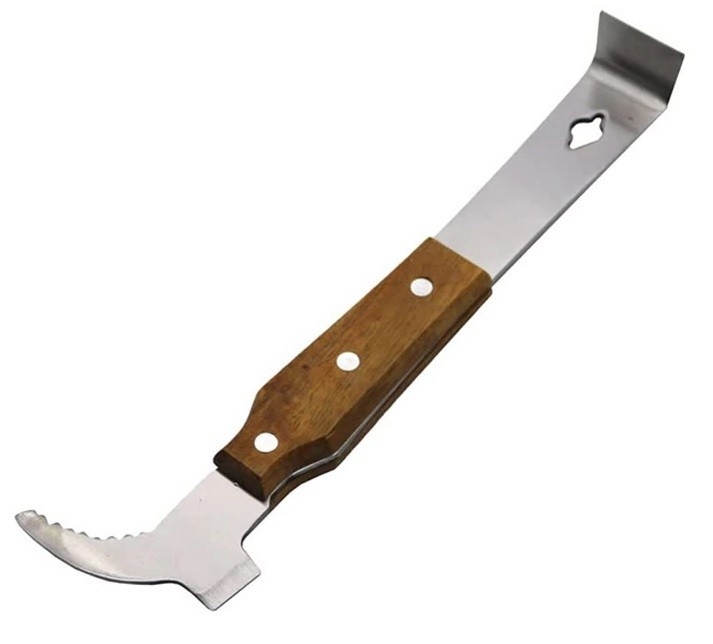 PALANCA ACERO  INOX. TIPO GANCHO N° 2