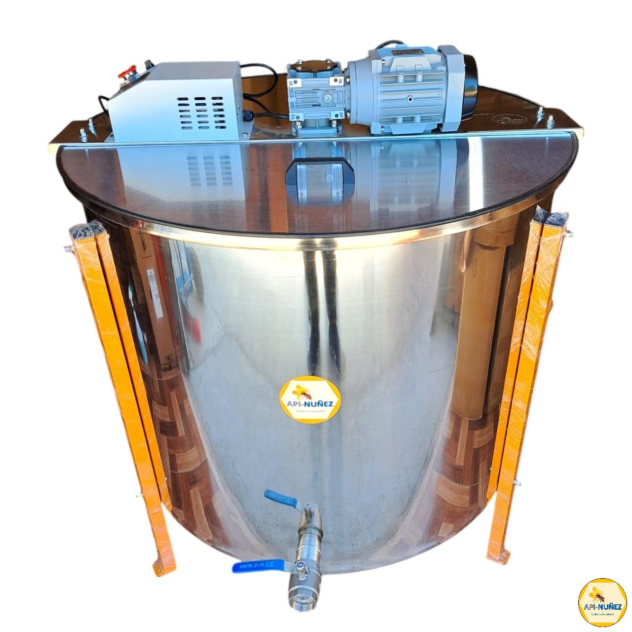 CENTRIFUGA MIEL ELÉCTRICA 32 MARCOS  AC INOX. (MOTOR HORIZONTAL)