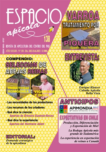 REVISTA ESPACIO APICOLA DESDE N 138
