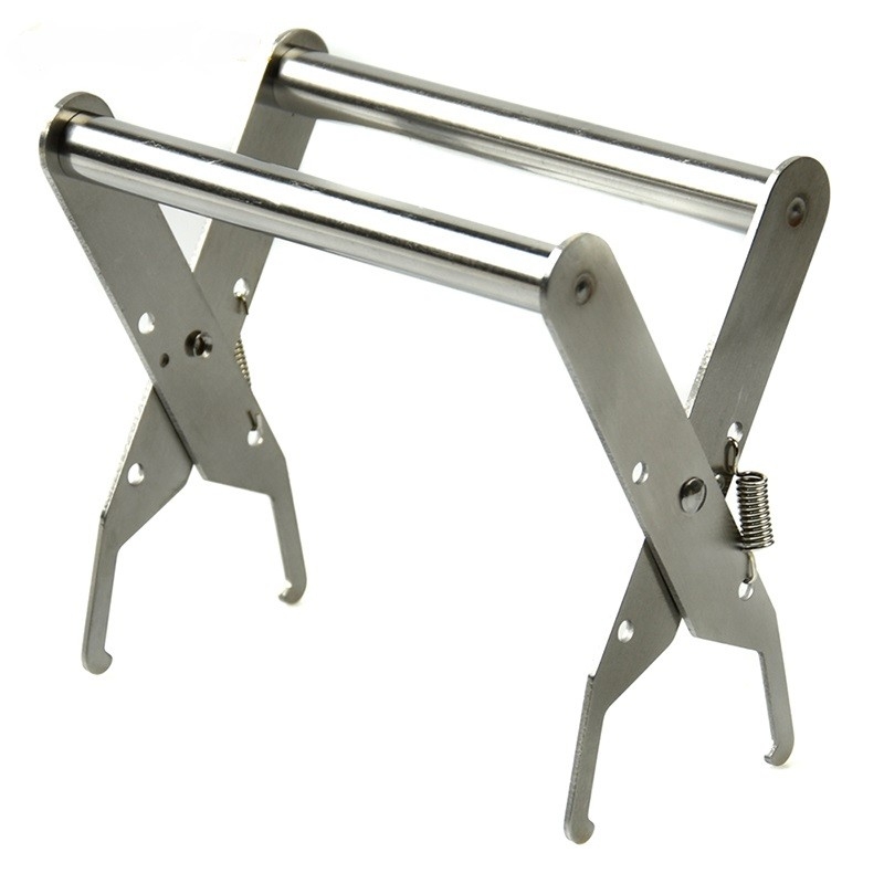 ALZAMARCOS SIN PALANCA , ACERO INOX.