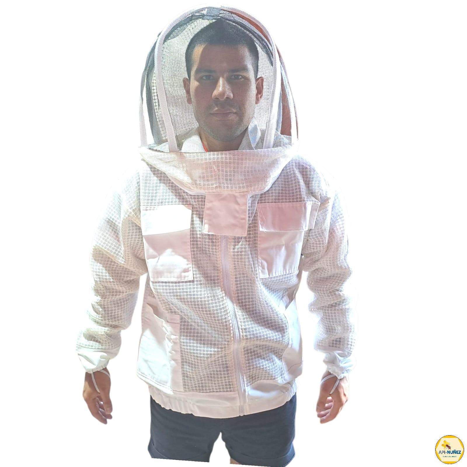 CHAQUETA DE APICULTOR VENTILADA  VELO MONJITA VARIEDAD TALLAS