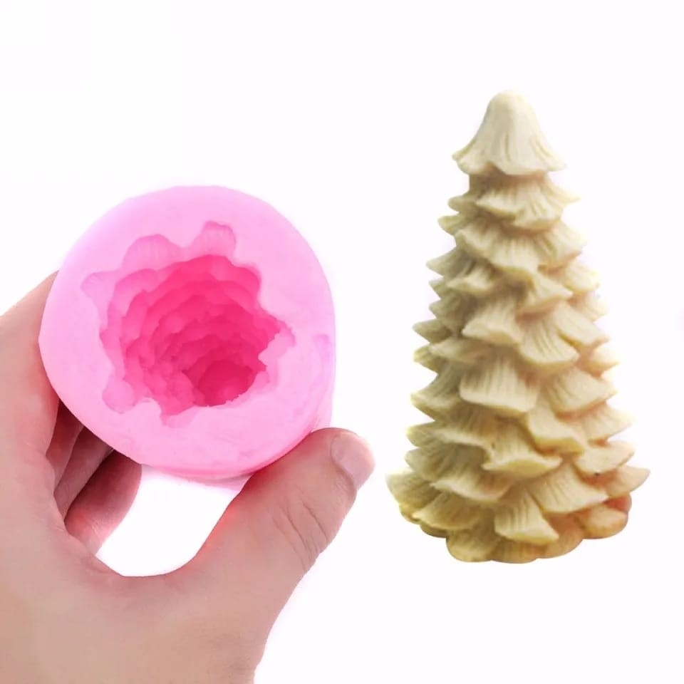 MOLDE DE SILICONA ARBOL DE NAVIDAD