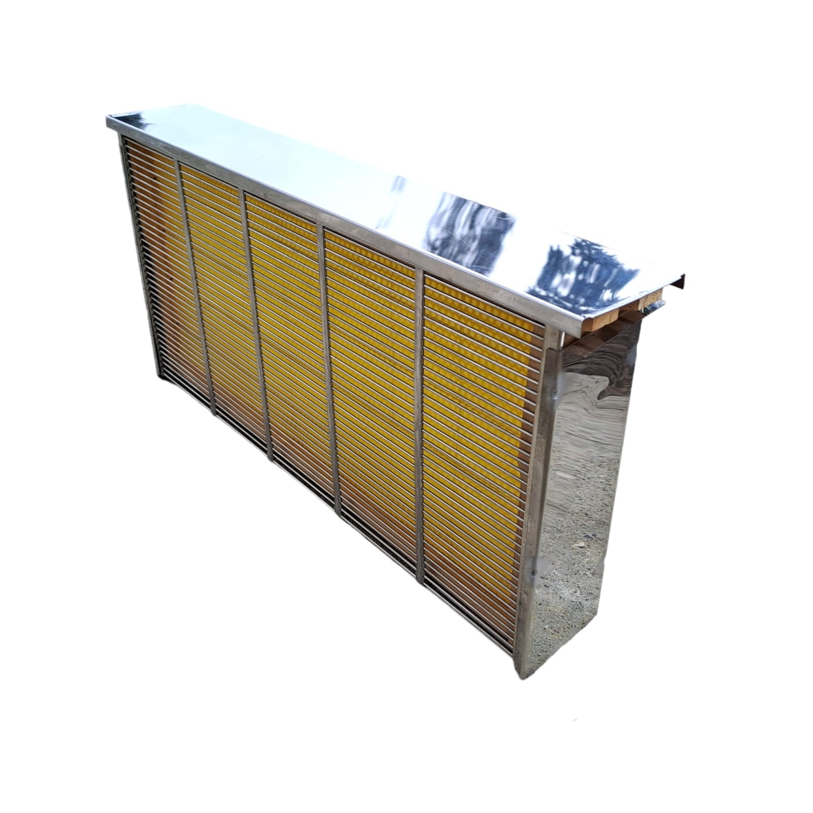 CAJA EXCLUIDORA DE REINAS PARA 2 MARCOS ACERO INOX.