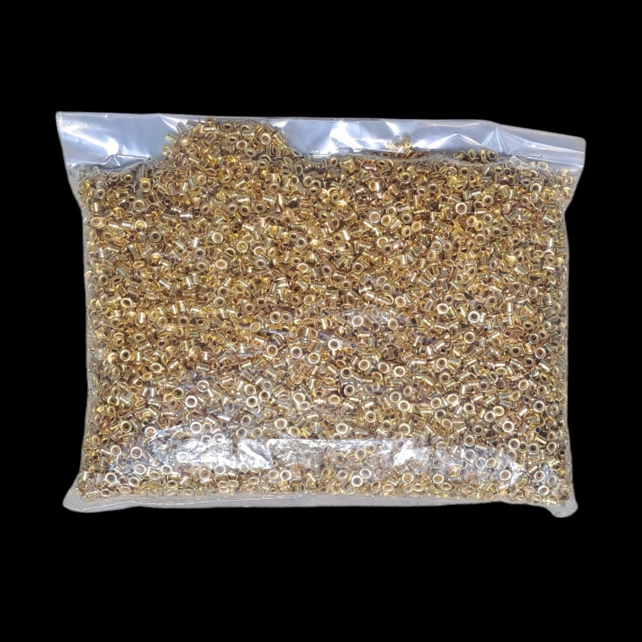 BOLSA DE OJETILLOS DORADOS  1 KILO (PEQUEÑO 2.5MM)