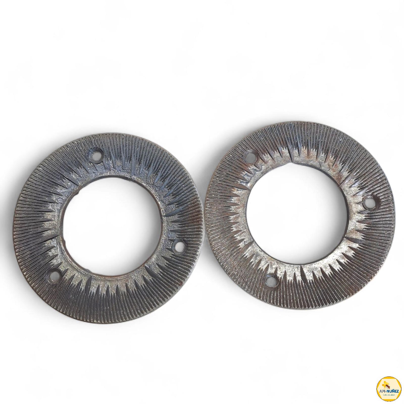 REPUESTO MOLINO DISCOS MOLEDOR ACERO  PAR (2 Unidades) UNIDAD $8.500