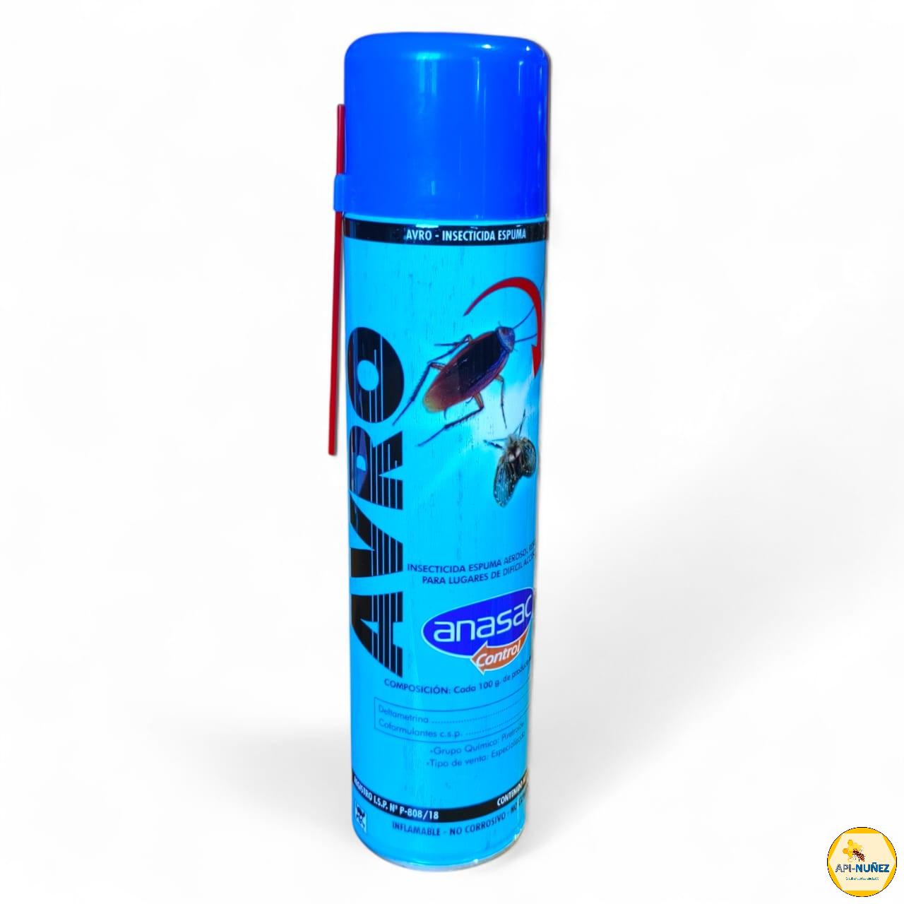 INSECTICIDA ANASAC AVRO ESPUMA 400CC PROFESIONAL