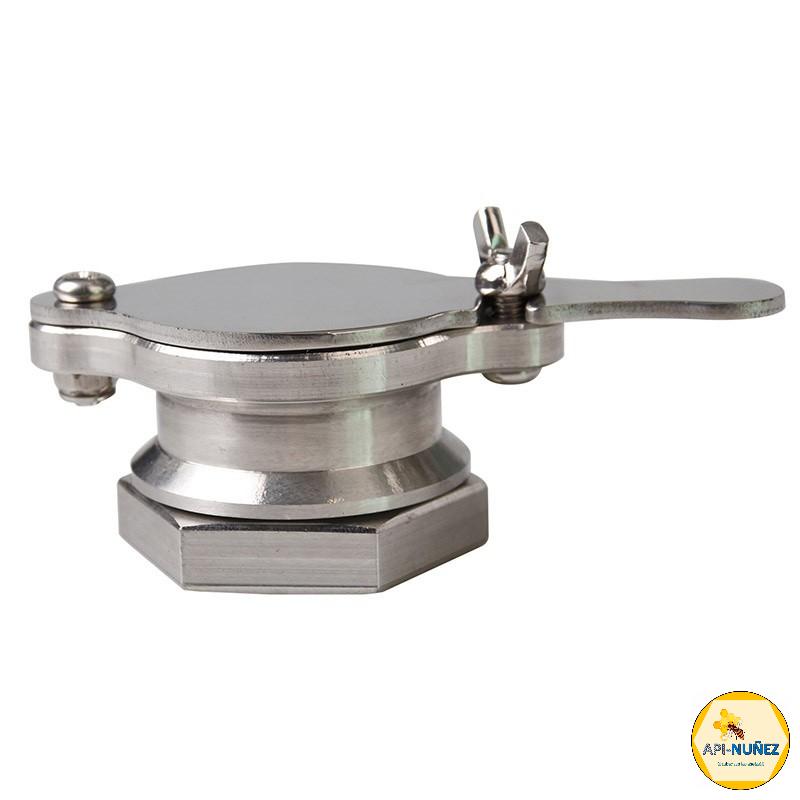 LLAVE GUILLOTINA ACERO INOX.