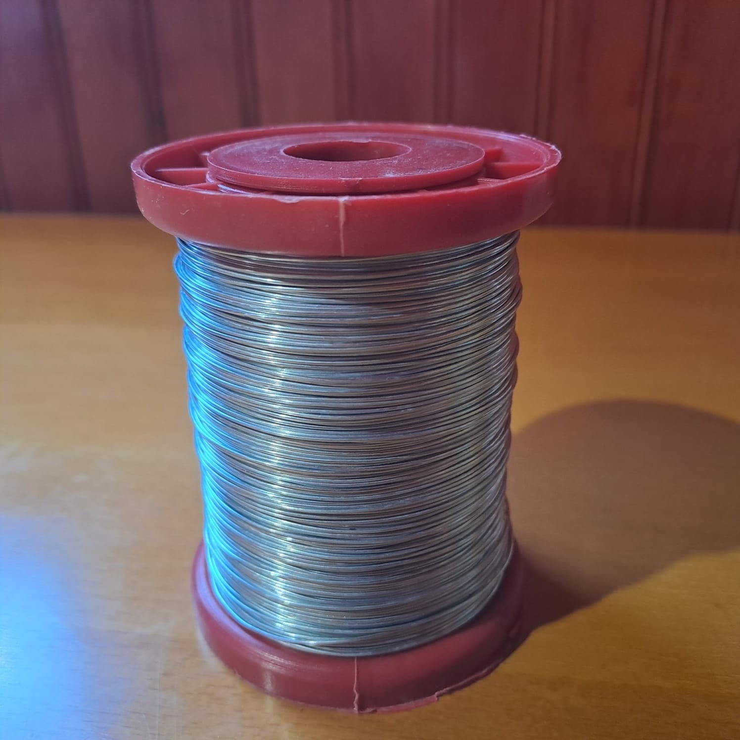 ROLLO DE ALAMBRE ACERO GALVANIZADO 1/2 KILO 0.55 MM
