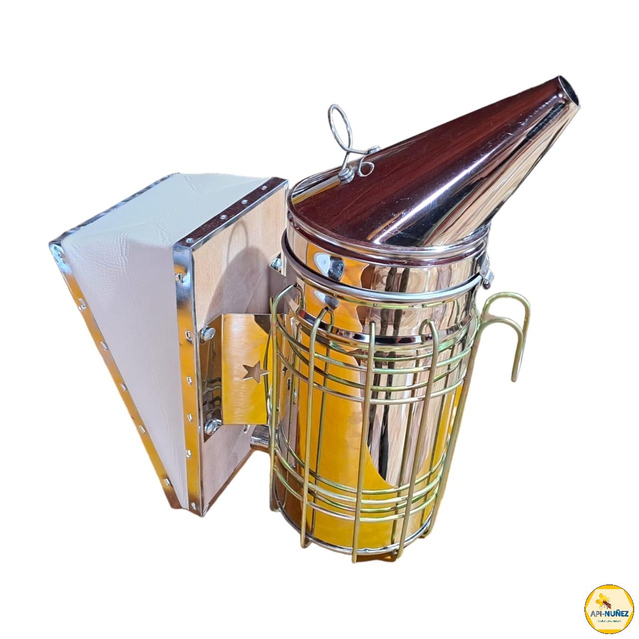 AHUMADOR AC.INOX. MODELO AMERICANO FUELLE CUERO SINTETICO 